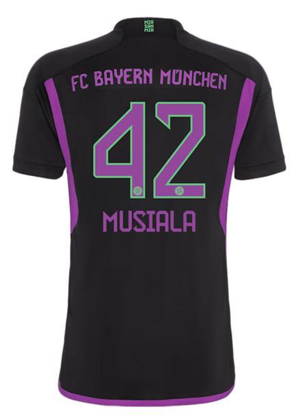 MUSIALA #42 Bayern Munich 23/24 Stadium Men's Away Shirt