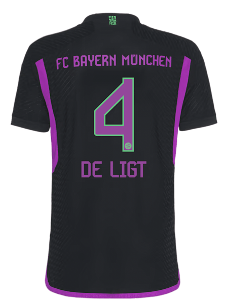 DE LIGT #4 Bayern Munich 23/24 Authentic Men's Away Shirt