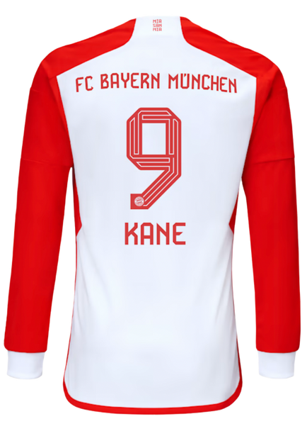 KANE #9 Bayern Munich 23/24 Men's Home Long Sleeve Shirt