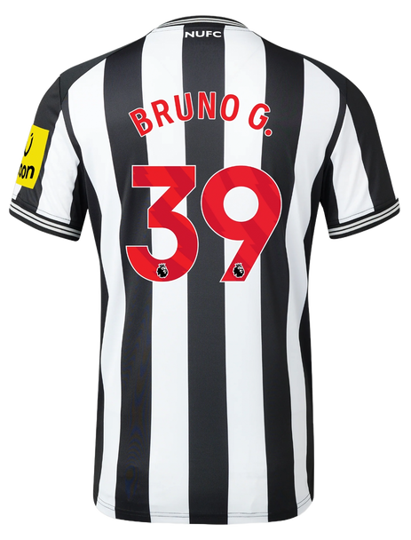 BRUNO G. #39 Newcastle United 23/24 Stadium Men's Home Shirt - PL Font