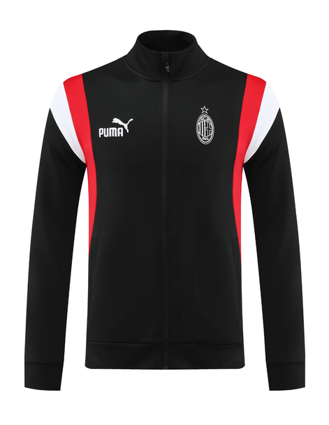 AC Milan 23/24 Men's Black Long Zip Jacket