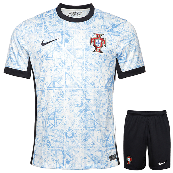 Portugal 2024 Kid's Away Shirt and Shorts
