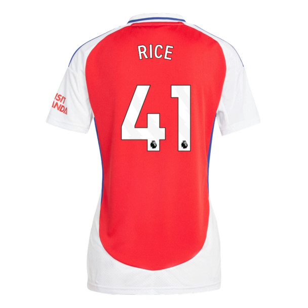 RICE #41 Arsenal 24/25 Women's Home Shirt - PL Font