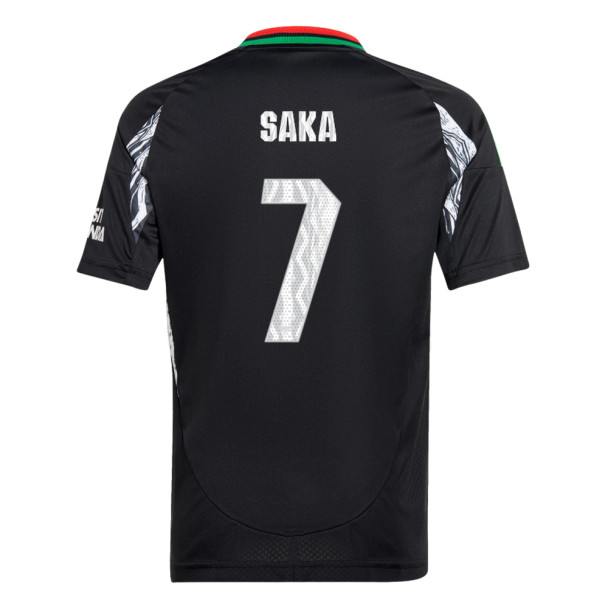 SAKA #7 Arsenal 24/25 Kid's Away Shirt and Shorts - Arsenal Font