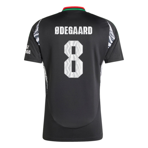 ØDEGAARD #8 Arsenal 24/25 Stadium Men's Away Shirt - Arsenal Font