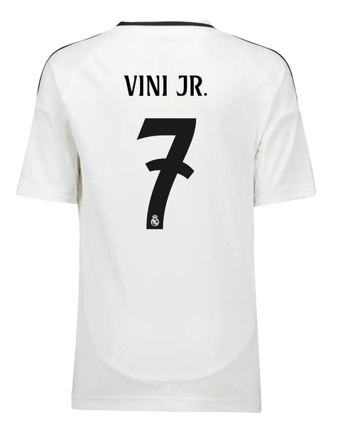 VINI JR #7 Real Madrid 24/25 Kid's Home Shirt and Shorts