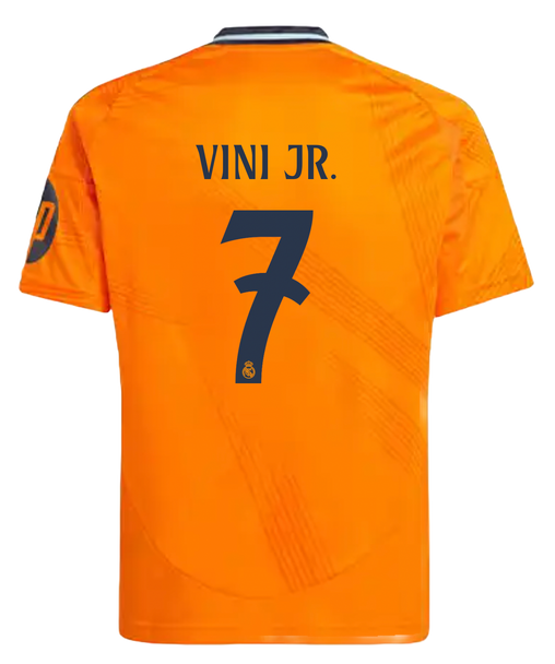 VINI JR #7 Real Madrid 24/25 Kid's Away Shirt and Shorts