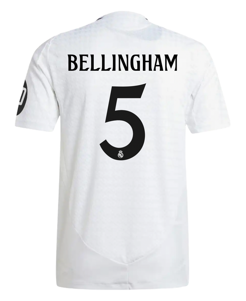 BELLINGHAM #5 Real Madrid 24/25 Authentic Men's Home Shirt