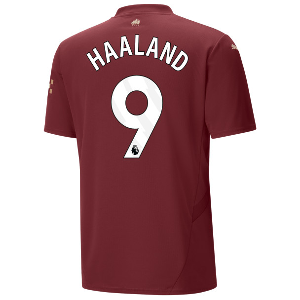 HAALAND #9 Manchester City 24/25 Stadium Men's Third Shirt - PL Font