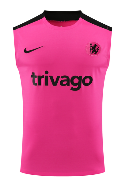 Chelsea 24/25 Men's Pink Training Tank Top