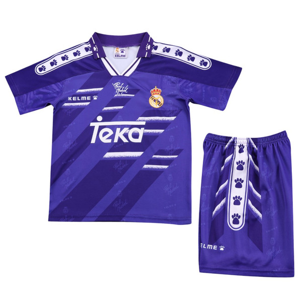 Real Madrid 94/96 Kid's Away Retro Mini-Kit