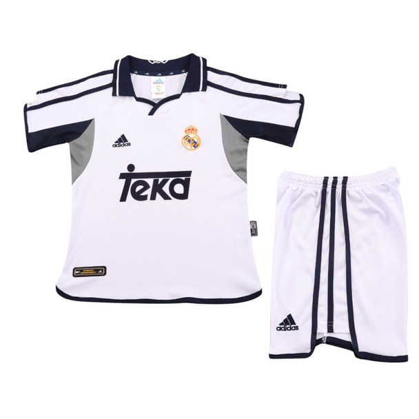 Real Madrid 00/01 Kid's Home Retro Mini-Kit
