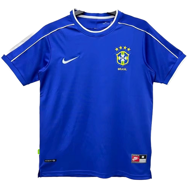 Brazil 1998 Men's Away Retro Shirt