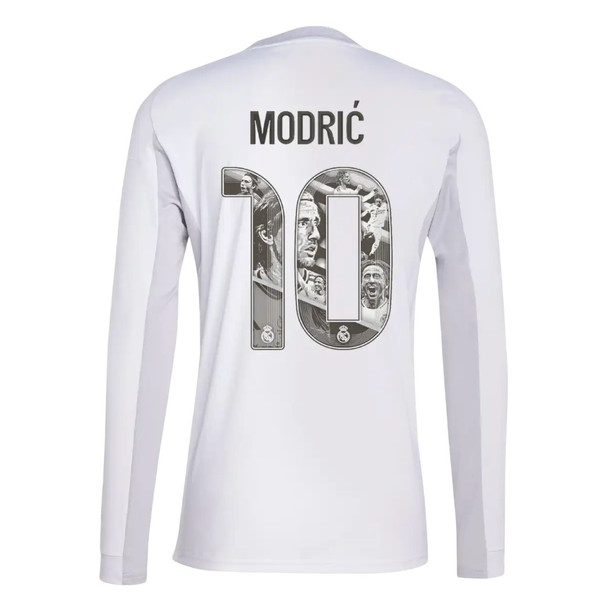 #10 MODRIĆ Real Madrid 25/26 Men's Home Long Sleeve Shirt - Special Edition