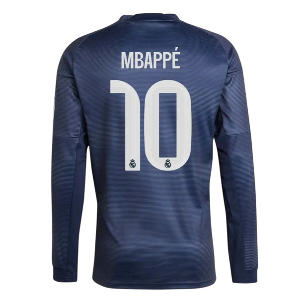 MBAPPÉ #10 Real Madrid 25/26 Men's Away Long Sleeve Shirt
