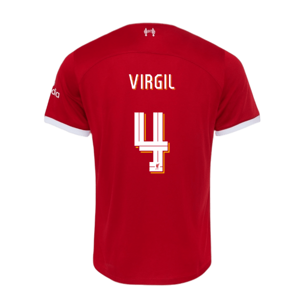 VIGIRL #4 Liverpool 23/24 Authentic Men's Home Shirt - LFC Font