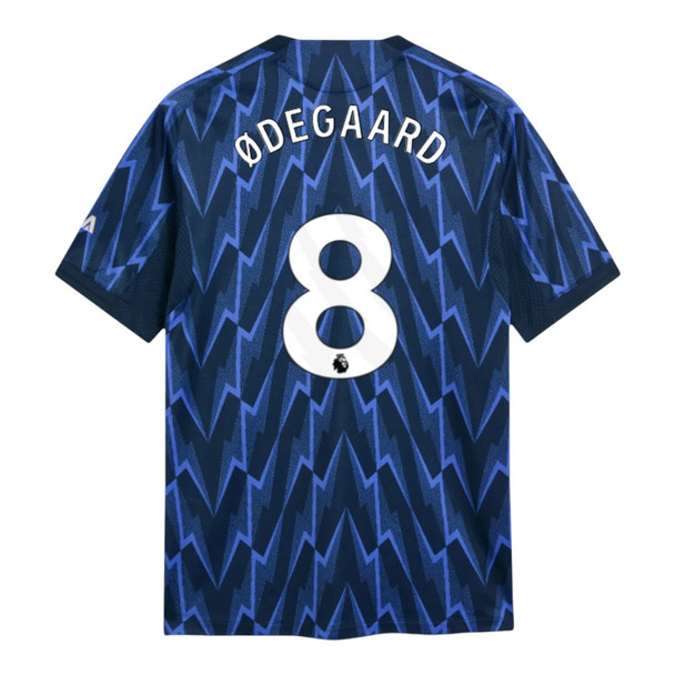 ØDEGAARD #8 Arsenal 25/26 Authentic Men's Away Shirt - PL Font