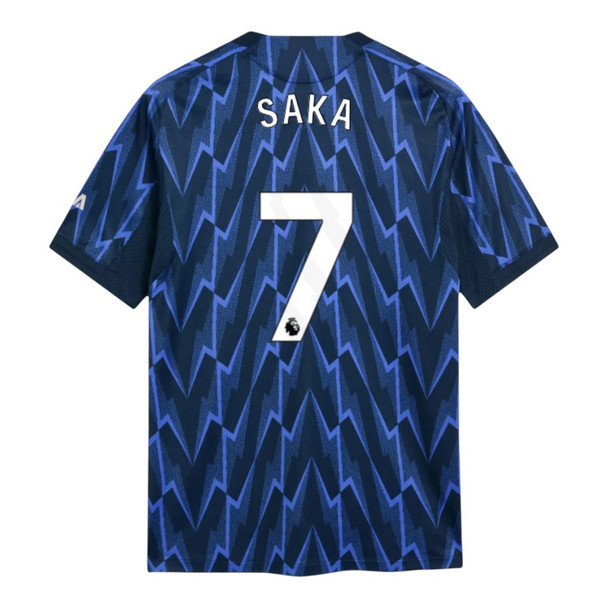 SAKA #7 Arsenal 25/26 Authentic Men's Away Shirt - PL Font