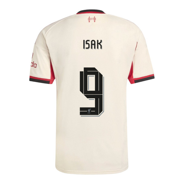ISAK #9 Liverpool 25/26 Stadium Men's Away Shirt - Liverpool Font