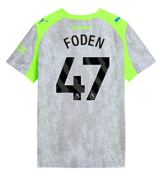 FODEN #47 Manchester City 25/26 Authentic Men's Third Shirt - PL Font
