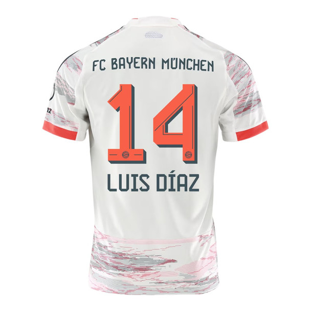 LUIS DÍAZ #14 Bayern Munich 25/26 Stadium Men's Away Shirt
