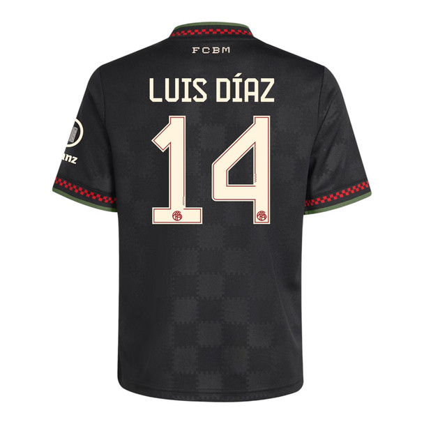 LUIS DÍAZ #14 Bayern Munich 25/26 Kid's Third Mini-Kit