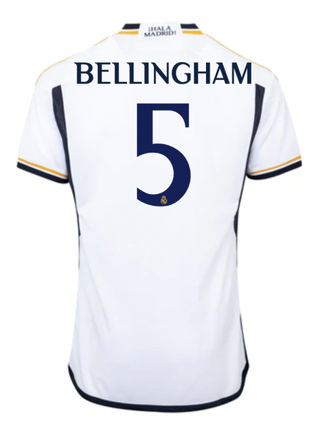 BELLINGHAM #5 Real Madrid 23/24 Stadium Men's Home Shirt