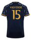 VALVERDE #15 Real Madrid 23/24 Stadium Men's Away Shirt