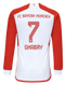 GNABRY #7 Bayern Munich 23/24 Men's Home Long Sleeve Shirt