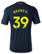 BRUNO G. #39 Newcastle United 23/24 Stadium Men's Third Shirt - PL Font