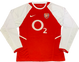 Arsenal 02/04 Men's Home Retro Long Sleeve Shirt