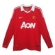 Manchester United 10/11 Men's Home Retro Long Sleeve Shirt
