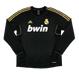 Real Madrid 11/12 Men's Away Retro Long Sleeve Shirt