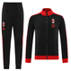 AC Milan 23/24 Men's Black-Red Long Zip Jacket