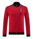 AC Milan 23/24 Men's Red-Black Long Zip Jacket