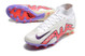 Nike Air Zoom Mercurial Superfly 9 Elite AG Football Boots - White/Purple/Red