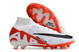 Nike Air Zoom Mercurial Superfly 9 Elite AG Football Boots - White/Red