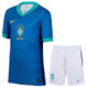 Brazil 2024 Kid's Away Shirt and Shorts