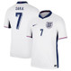 SAKA #7 England 2024 Stadium Men's Home Shirt