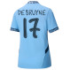 DE BRUYNE #17 Manchester City 24/25 Women's Home Shirt - Man City Font