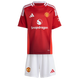 B.FERNANDES #8 Manchester United 24/25 Kid's Home Shirt and Shorts - Man United Font