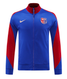 Barcelona 24/25 Men's Blue Long Zip Jacket