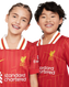 M.SALAH #11 Liverpool 24/25 Kid's Home Shirt and Shorts - LFC Font