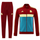 AS Roma 24/25 Men's Red-Blue Long Zip Jacket