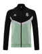 Real Madrid 24/25 Men's Black-Green Long Zip Jacket