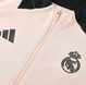 Real Madrid 24/25 Men's Beige Long Zip Jacket
