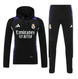 Real Madrid 24/25 Men's Black-Purple Hoodie Tracksuit