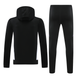 Real Madrid 24/25 Men's Black-Purple Hoodie Tracksuit