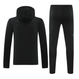 Argentina 24/25 Men's Black Hoodie Tracksuit