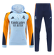 Real Madrid 24/25 Men's Light Blue Hoodie Tracksuit